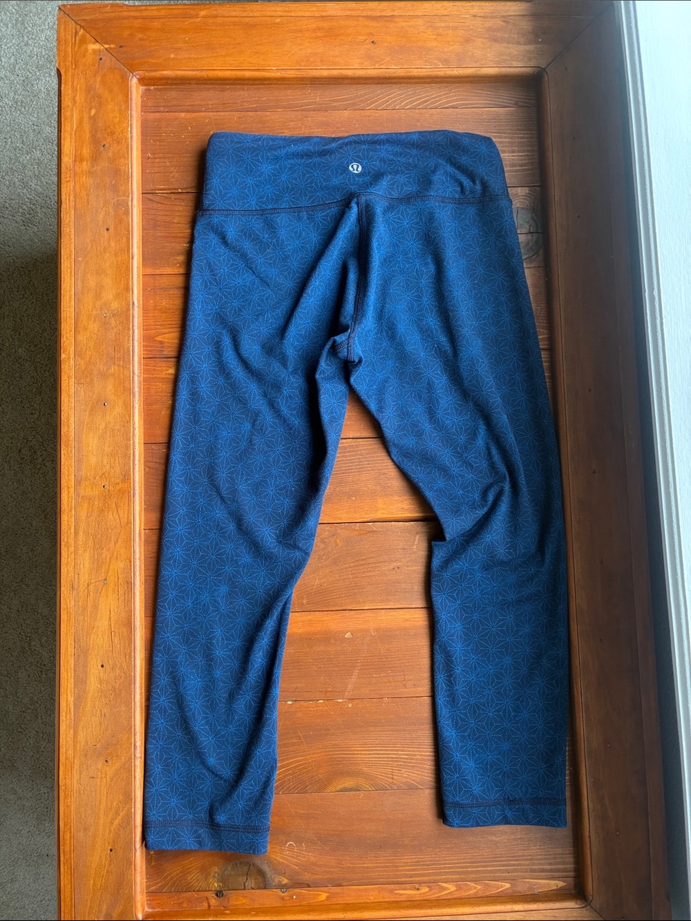 lululemon athletica Navy Geometric Leggings